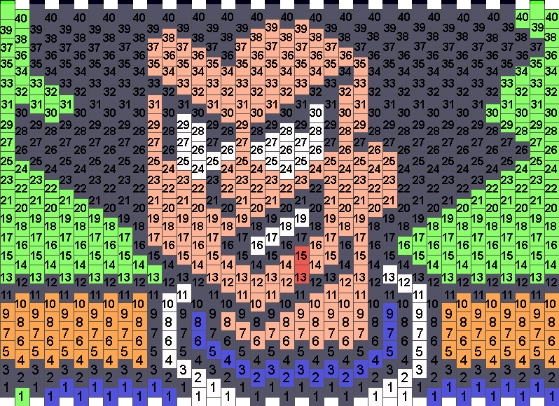 Vegeta Cuff Pattern Pony Bead Patterns Characters Kandi Patterns for