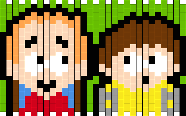 South Park Jimmy And Timmy Cuff Kandi Pattern