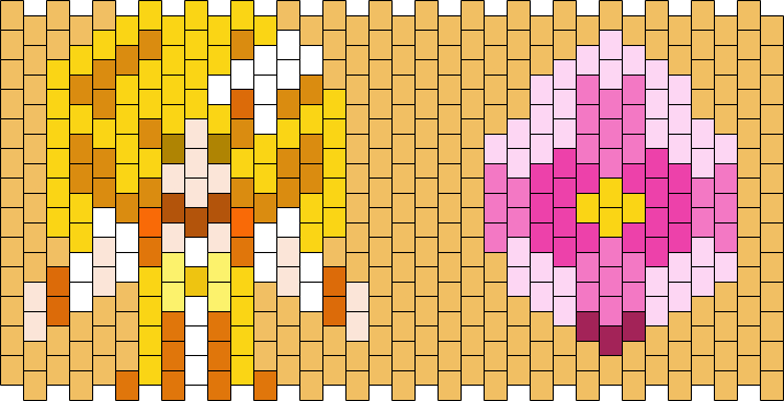 Cure Peace - Smile Precure Kandi Pattern