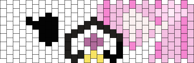 Monophanie Pony Bead Patterns | Characters Kandi Patterns for Kandi Cuffs