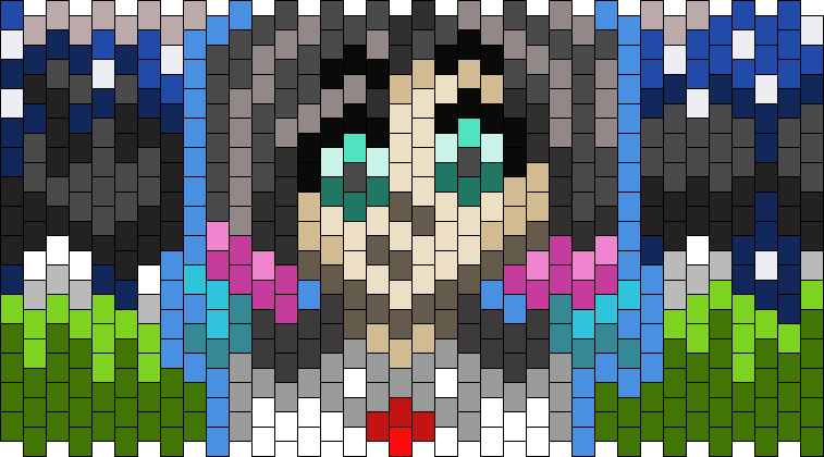Enmu The Tank Engine Pony Bead Patterns | Characters Kandi Patterns for ...