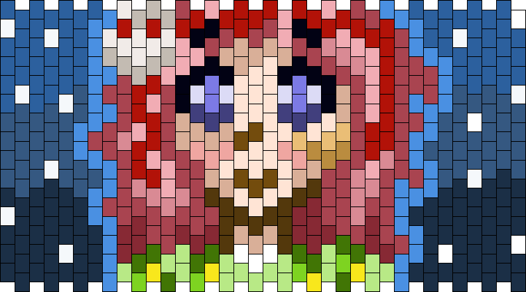 Sabito Pony Bead Patterns | Characters Kandi Patterns for Kandi Cuffs