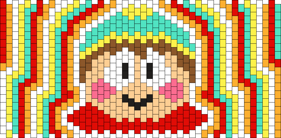 Eric Cartman South Park Pony Bead Patterns | Characters Kandi Patterns ...