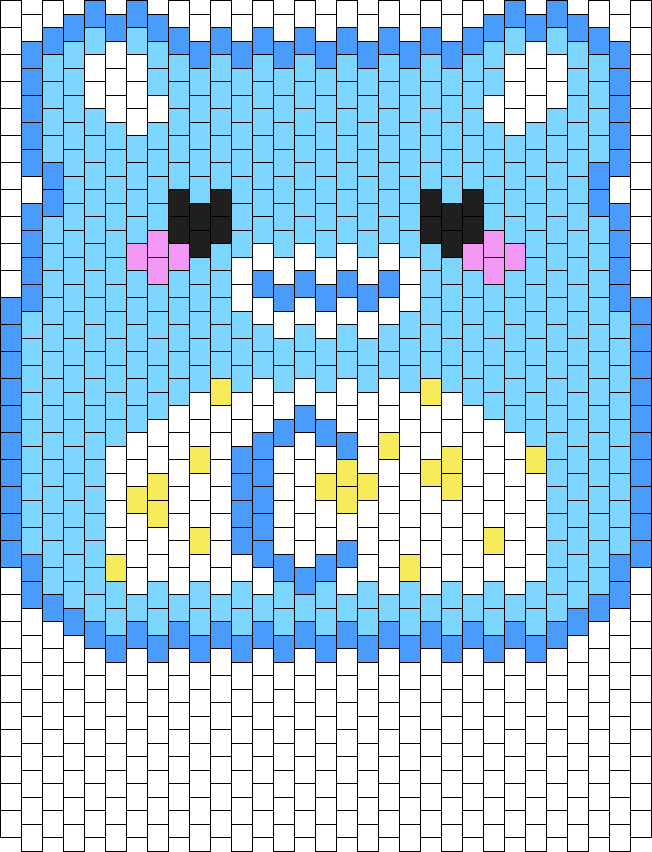 Bedtime Bear Bag Pt. 1 (the Missile Is Eepy) Pony Bead Patterns ...