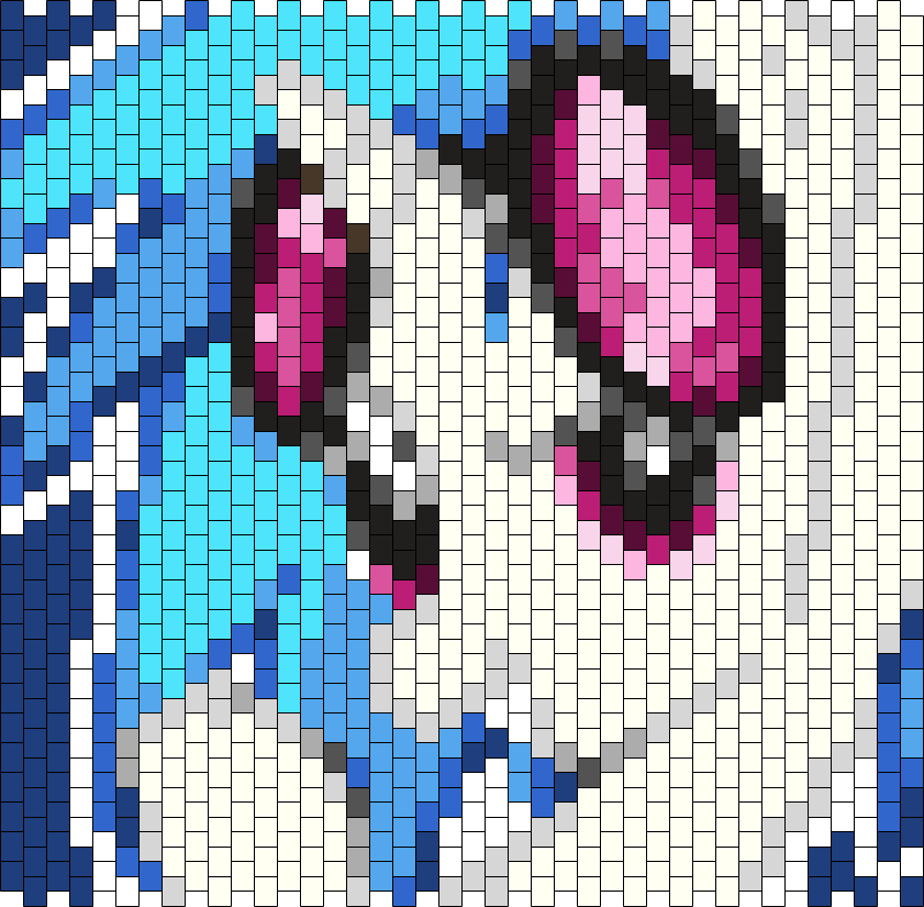 Perler Bead Pen - Kandi Pad  Kandi Patterns, Fuse Bead Patterns, Pony Bead  Patterns, AI-Driven Designs