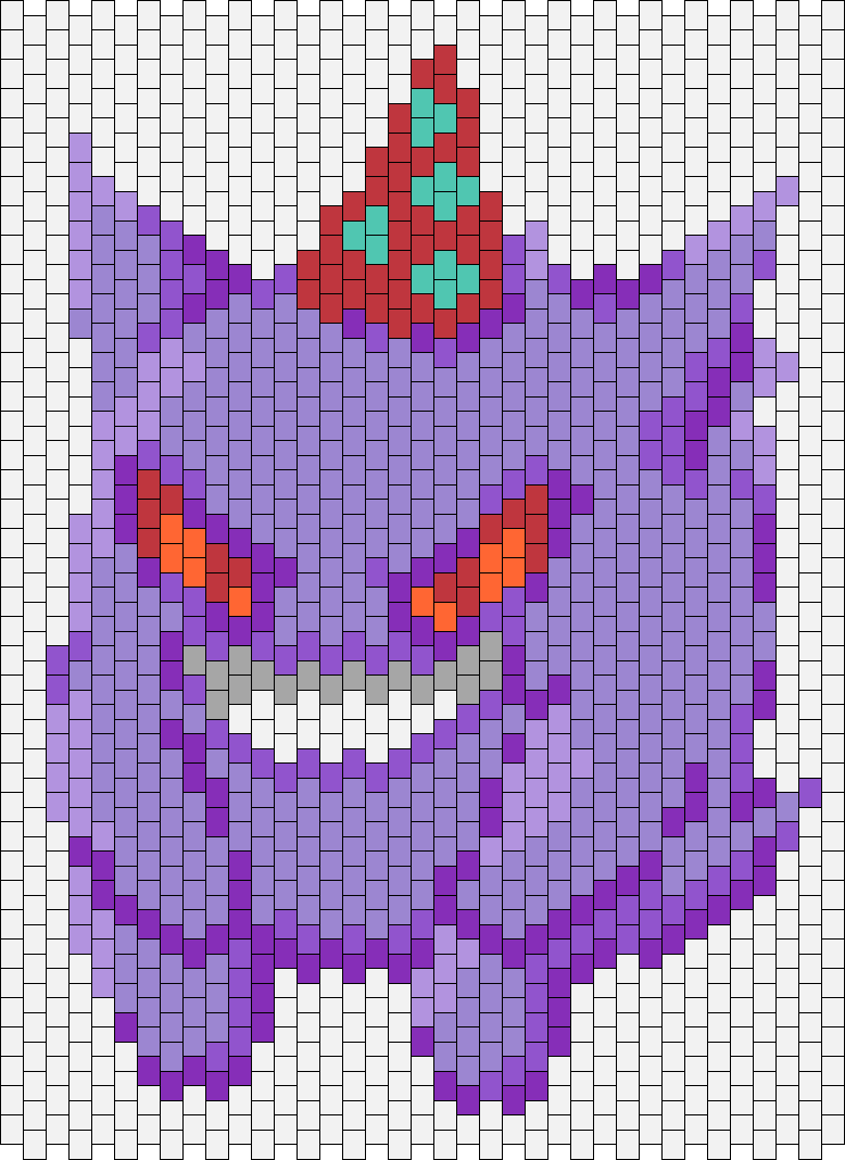 Party Hat Gengar Kandi Pattern