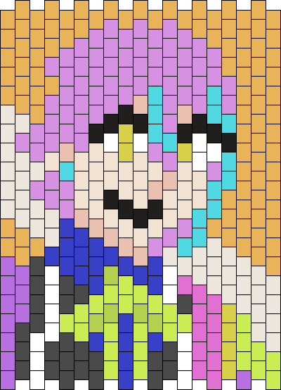 Rui Project Sekai Panel (Request) Pony Bead Patterns | Characters Kandi ...