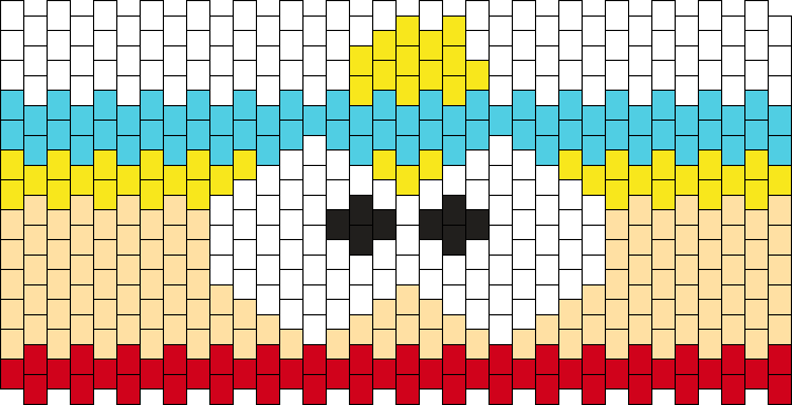 Eric Cartman Cuff Pony Bead Patterns | Characters Kandi Patterns for ...