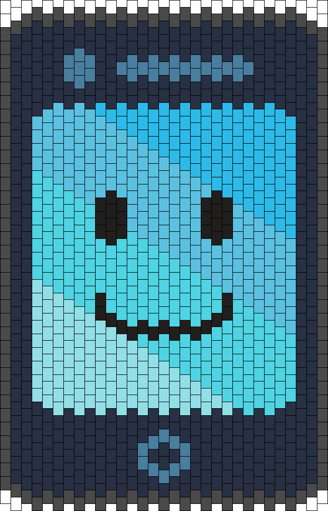 Mephone Bag Front Pony Bead Patterns | Characters Kandi Patterns for ...
