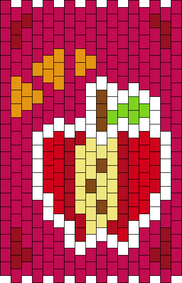 Juice Box “sticker”- Back Pony Bead Patterns | Food Kandi Patterns for ...