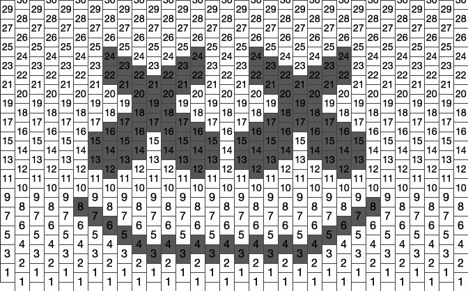 Marshmello Cuff Pony Bead Patterns | Misc Kandi Patterns for Kandi Cuffs