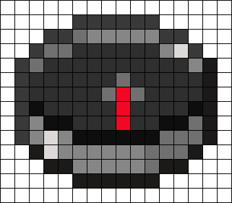 Minecraft Compass 1 Perler Bead Pattern | Bead Sprites | Misc Fuse Bead ...