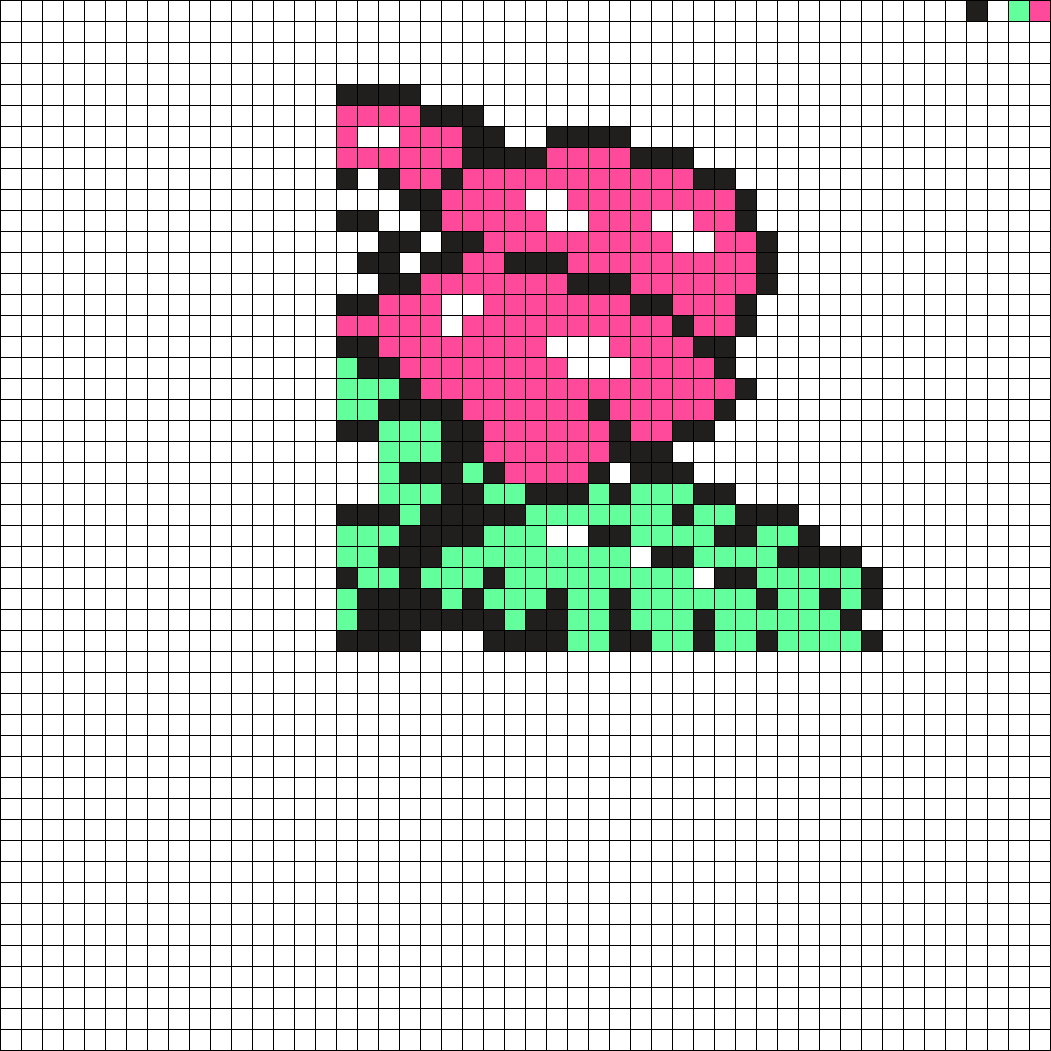 Venusuar Gen 2 Sprite Pt 2 Perler Bead Pattern | Bead Sprites | Misc ...