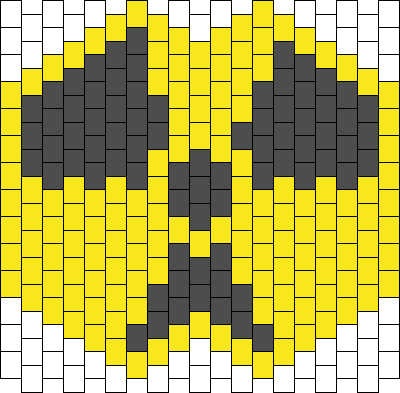 Nuclear Symbol Mask Pony Bead Patterns | Misc Kandi Patterns for Kandi ...