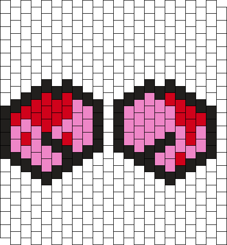 Gloomy Bear Ears Pony Bead Patterns | Misc Kandi Patterns for Kandi Cuffs