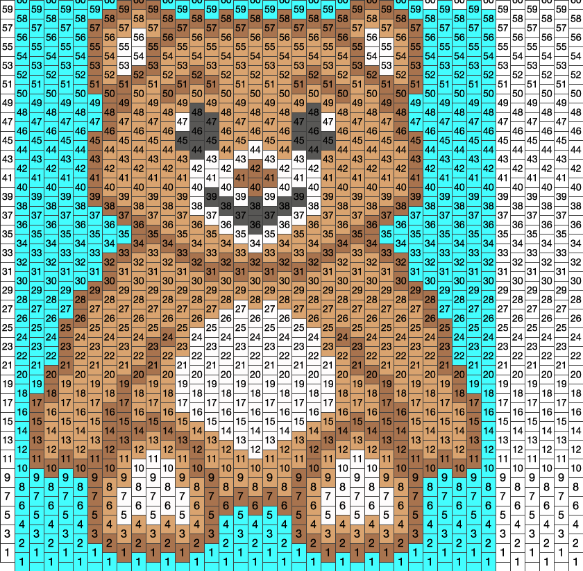 Teddy Bear Pony Bead Patterns | Misc Kandi Patterns for Kandi Cuffs