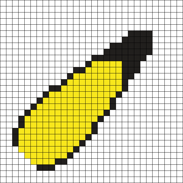 pikachu-ear-for-headbands-grad-caps-etc-perler-bead-pattern-bead-sprites-misc-fuse-bead-patterns
