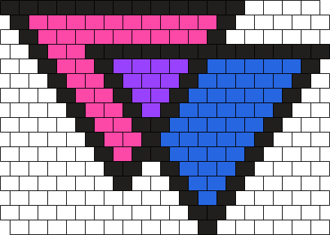 Bi-angles (Bisexual Triangles Symbol)