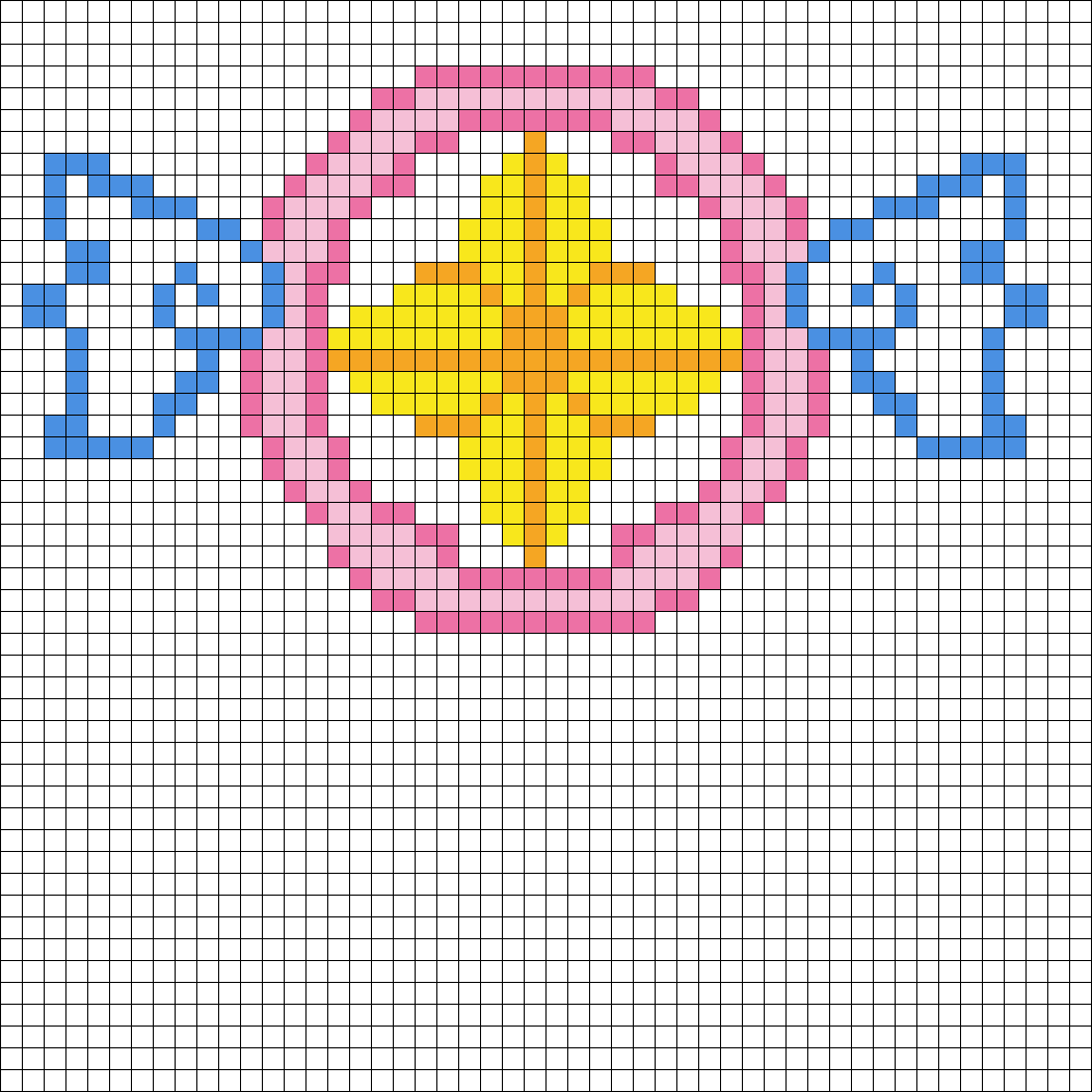 Cardcaptor Sakura 3D Wand 1 X1 Perler Bead Pattern Bead Sprites