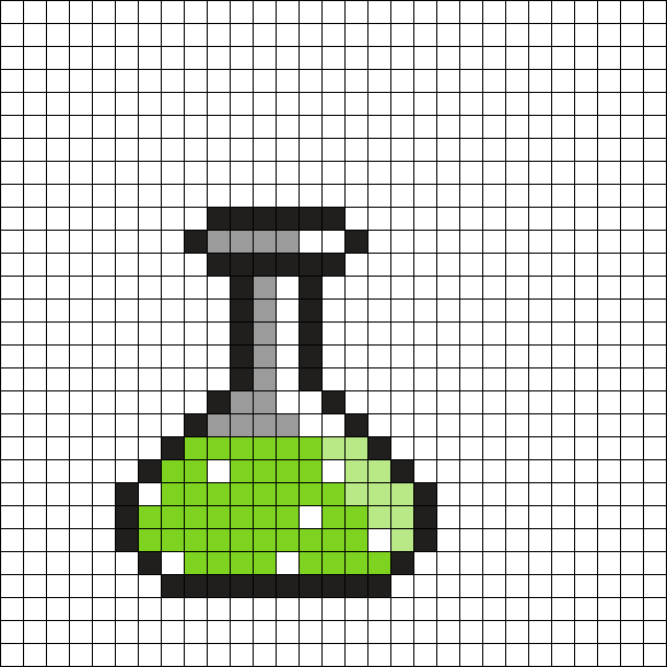 Potion Patterns Potion Perler Bead Pattern | Bead Sprites | Misc Fuse Bead Patterns
