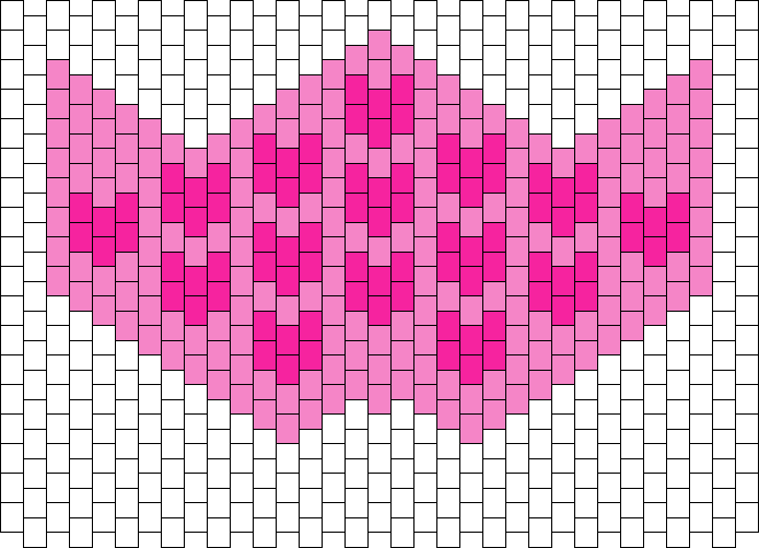 Pink Mask Pony Bead Patterns | Misc Kandi Patterns for Kandi Cuffs
