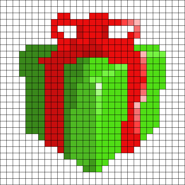 Christmas Present Perler Bead Pattern | Bead Sprites | Misc Fuse Bead ...