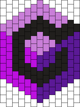 Gamecube Logo! Pony Bead Patterns | Misc Kandi Patterns for Kandi Cuffs