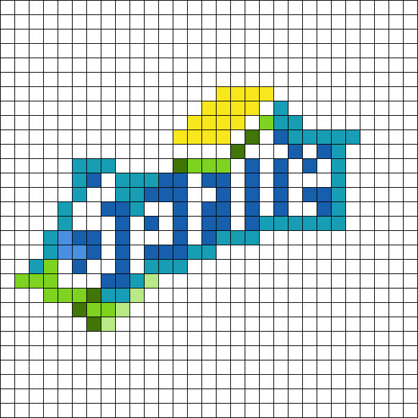 Sprite Soda Logo Perler Bead Pattern | Bead Sprites | Misc Fuse Bead ...