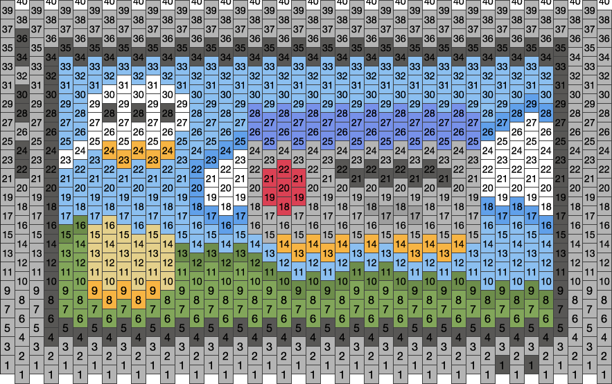 Bead Pattern Computer Computer Bag - Front Panel Pony Bead Patterns | Misc Kandi Patterns for ...
