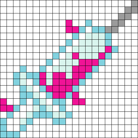 Syringe Perler Bead Pattern | Bead Sprites | Misc Fuse Bead Patterns