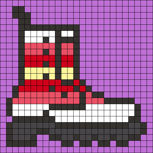 Pangender Pride Combat Boot Charm Perler Bead Pattern | Bead Sprites ...
