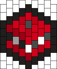 Tiny Minecraft TNT Charm Pony Bead Patterns | Misc Kandi Patterns for ...