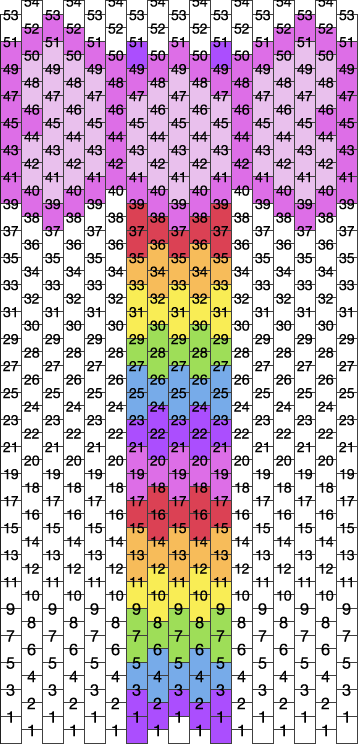 Bow Multi Pony Bead Patterns | Misc Kandi Patterns for Kandi Cuffs