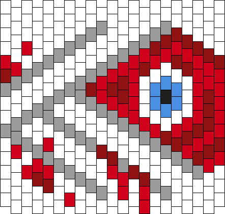 Curly Mask Pony Bead Patterns | Misc Kandi Patterns for Kandi Cuffs