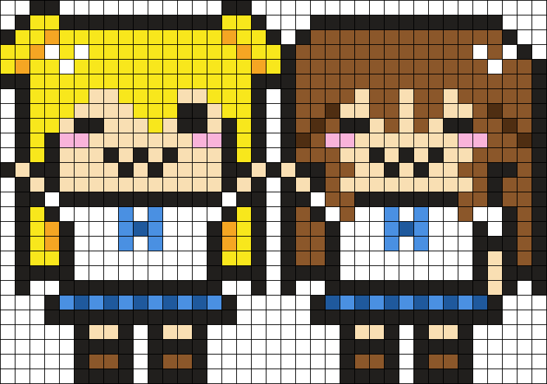 Hikage Sumino And Arisa Tanaka Perler