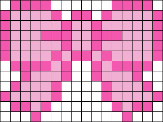 Bow Perler Perler Bead Pattern | Bead Sprites | Misc Fuse Bead Patterns
