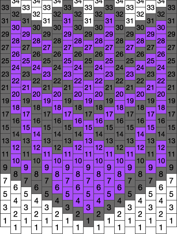 Decepticon Insignia >:3 Pony Bead Patterns | Misc Kandi Patterns for ...