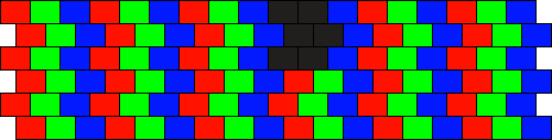 Dead Pixel Bead Pattern | Peyote Bead Patterns | Misc Bead Patterns