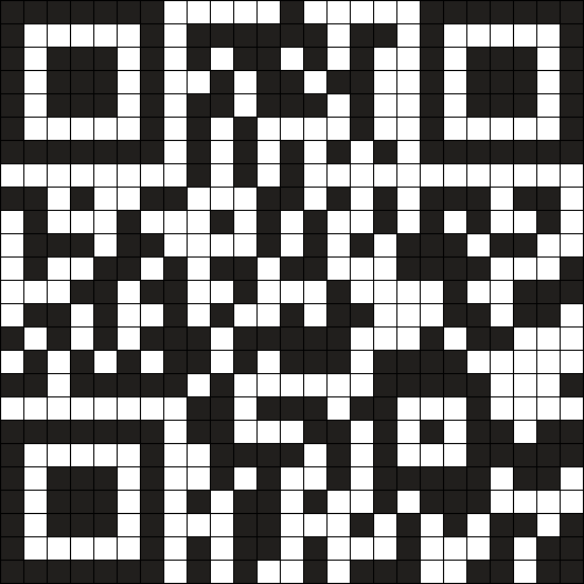 Rickroll QR Code Perler Perler Bead Pattern | Bead Sprites | Misc Fuse ...