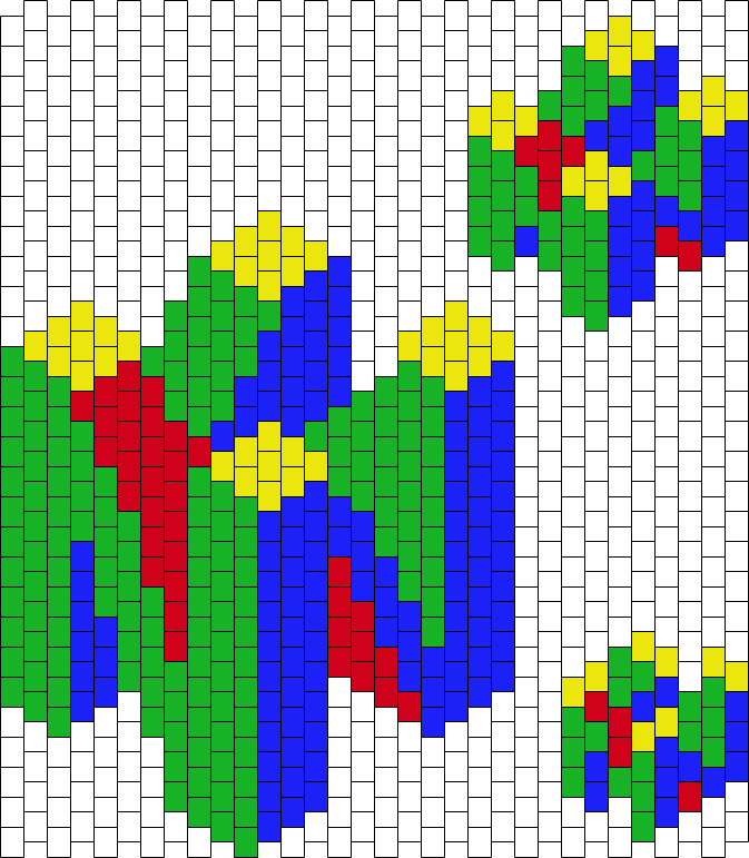 N64 Logo (diff Sizes) Pony Bead Patterns | Misc Kandi Patterns for ...