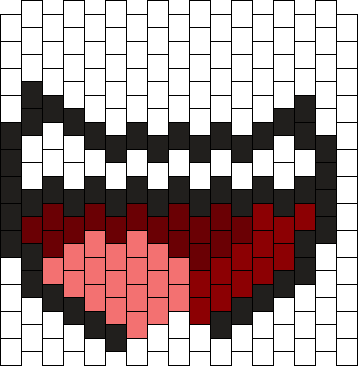 BFDI Open Mouth Asset Mask Pony Bead Patterns | Misc Kandi Patterns for ...