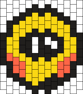 Kandi Patterns Flustered Emoji Flat Charm (Request)