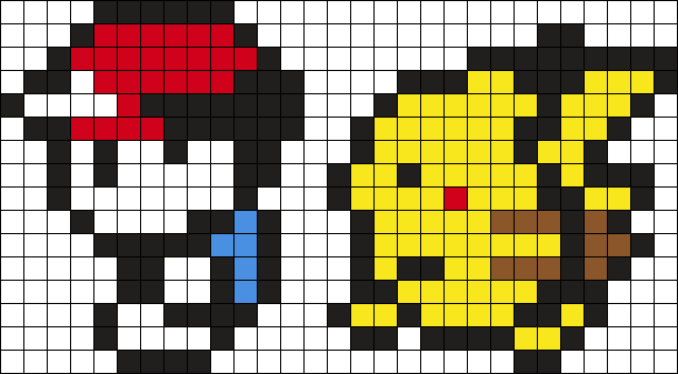 Red And Pikachu