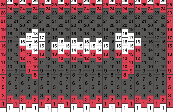 Bag Pattern Pony Bead Patterns | Misc Kandi Patterns for Kandi Cuffs