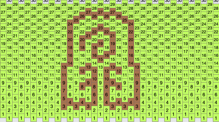 Avatar Earth Pony Bead Patterns | Misc Kandi Patterns for Kandi Cuffs