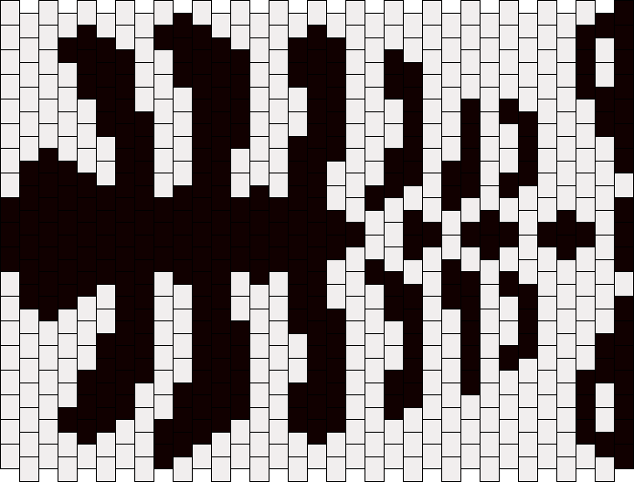 Rib Cage (can Also Be Reversed) Pony Bead Patterns | Misc Kandi ...