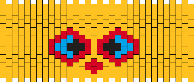 Lsd Dream Emulator Linen Cuff Pony Bead Patterns | Misc Kandi Patterns for Kandi Cuffs