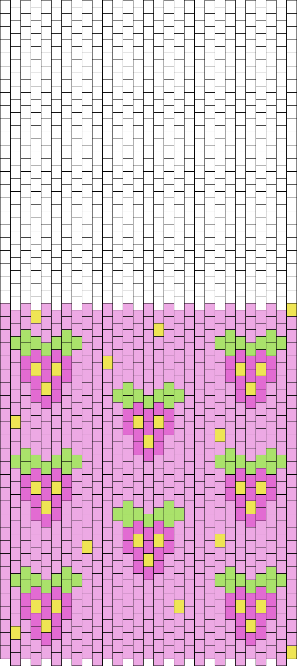 Strawberry Front And Back!! Pony Bead Patterns | Misc Kandi Patterns ...