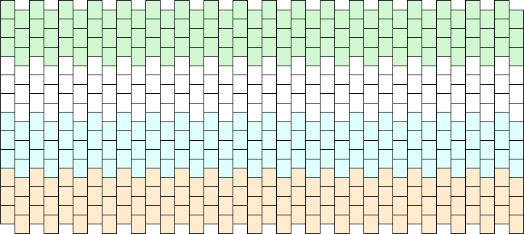 Unlabeled Pattern Cuff Pony Bead Patterns | Misc Kandi Patterns for ...