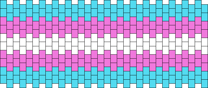 Trans Cuff Pony Bead Patterns | Misc Kandi Patterns for Kandi Cuffs